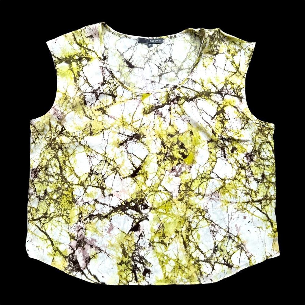 matty m - Silk Top Medium NWOT